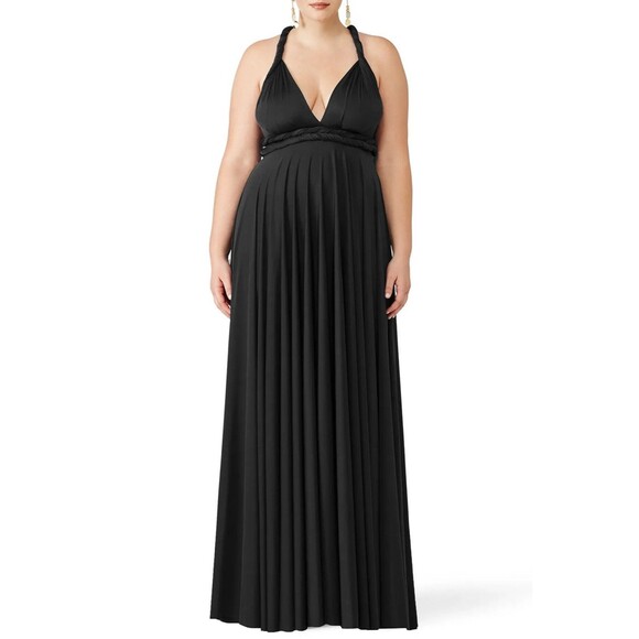 Two Birds Classic Ballgown in Black Size: B - Picture 5 of 12